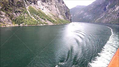 Sailing on a Norwegian Fjord