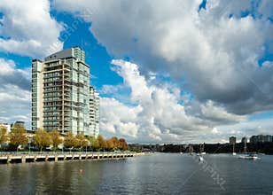 Vancouver Apartment Building Overlooking False Creek