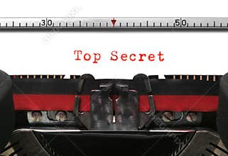 Typewriter Top Secret