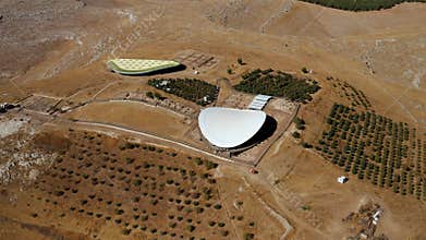 Aerial view of the Göbekli Tepe archaeological site