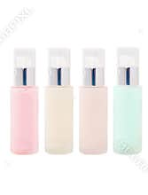 Blank cosmetic glass bottles with pump