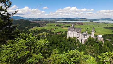 Neuschwanstein Castle Bavarian Alps Germany