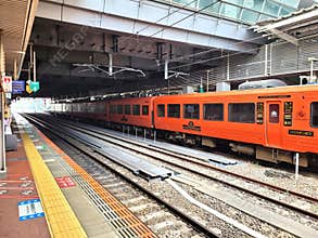 A themed limited express train in Japan