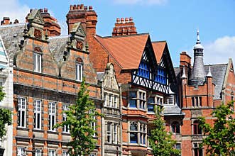 City centre buildings, Nottingham.