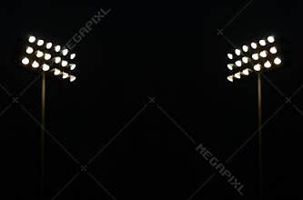 Twin Stadium lights