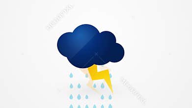 Rapid changes in weather sun and rain