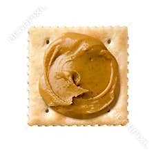 Peanut Butter on a Saltine Cracker