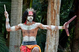 Aboriginal culture show in Queensland Australia