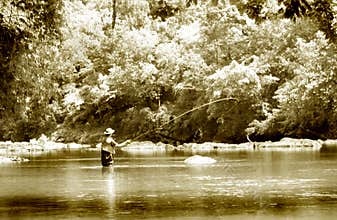 Fly Fishing infrared