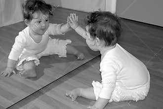 High Five Mirror BW