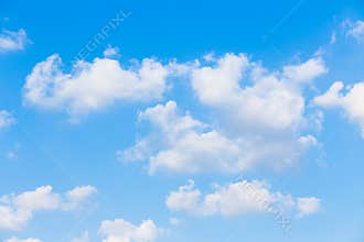 Clouds with blue sky background