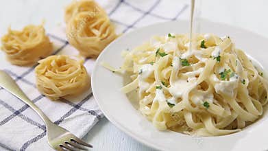 Blue cheese pasta