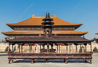 Changchun wanshou temple incense burner