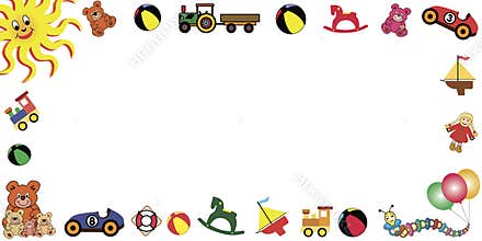 Toys frame horizontal