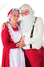 Portrait of Mr. and Mrs. Santa