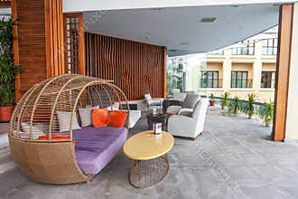 Hotel lounge