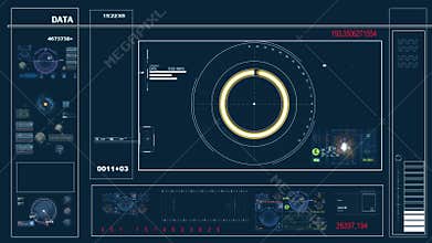 Futuristic control panel and scifi controls