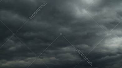 Rain clouds, time-lapse