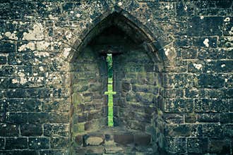 Arrowslit in Castle