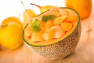 Cantaloupe Melon Dessert