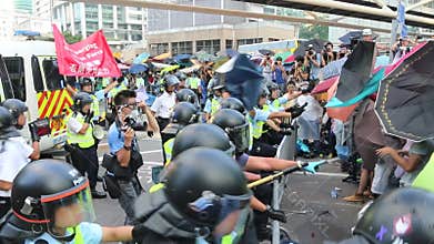 Umbrella Movement in Hong Kong