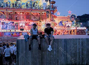 people enjoying the 2026 Bilbao festivities