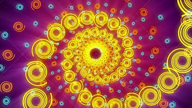 Spiral Psychedelic Swirl Tunnel Background