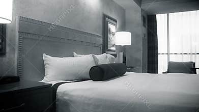 Vintage Styled Move Across Hotel Room