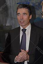 DENMARK PRIMEM MINISTER WITH POLITCIANS