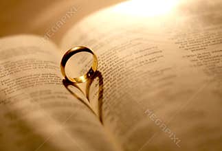 A wedding ring in the bible