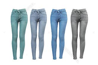 Female skinny jeans
