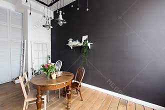Interior of a dining room