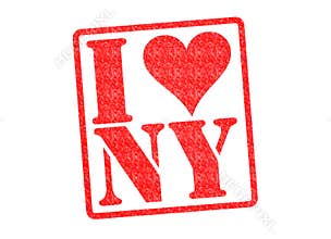I LOVE NY Rubber Stamp