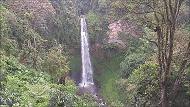 Beautiful Waterfall Still Shot Footage