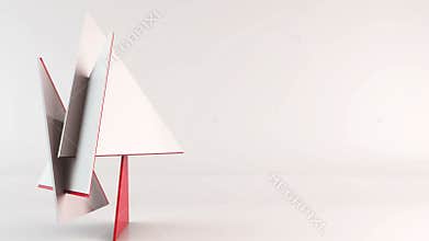 Pyramid transformation background