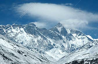 Eastern wall of Mount Everest