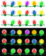 Light String Borders/eps