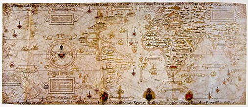 Medieval map of the world