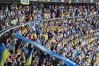Crowd of fans