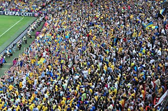 Crowd of fans