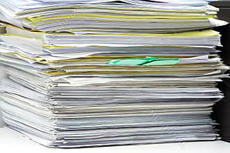 Stack of files