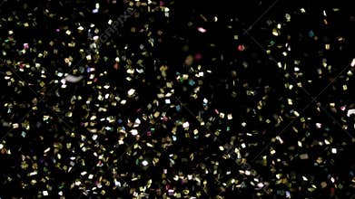 Realistic Confetti Overlay