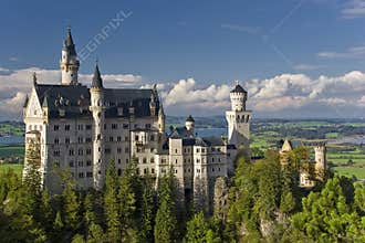 Neuschwanstein Castle in Bavaria, Germany