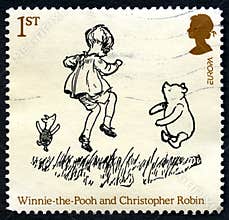 Winnie the Pooh UK Postage Stamp