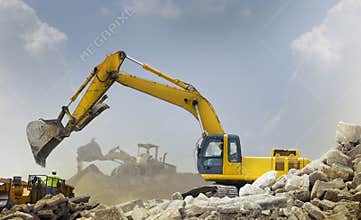 Construction vehicles