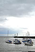 barry Island harbour, marina South Wales, UK