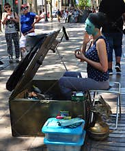 Street Artist Is Trying To Make A Living