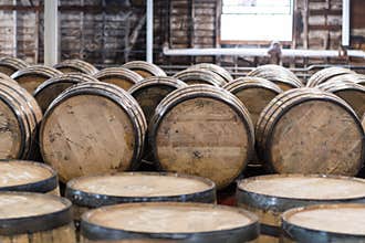 Bourbon Barrel Storage Room