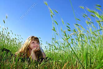 Summer dream in the grass