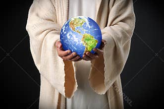 Jesus Holding World in His Hands